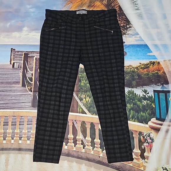 Wit & Wisdom Plaid High Waist Pants‎ Size 14 - Picture 2 of 5